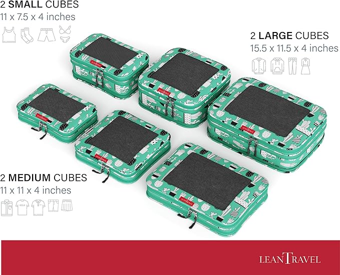 Compression Packing Cubes for Travel Organizers - Image 9