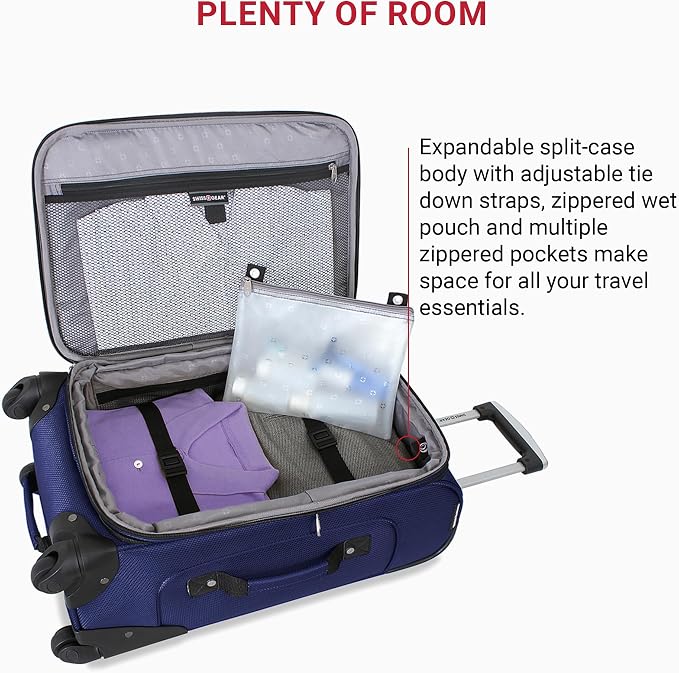 SwissGear Sion Softside Expandable Luggage, 2-Piece Set - Image 6
