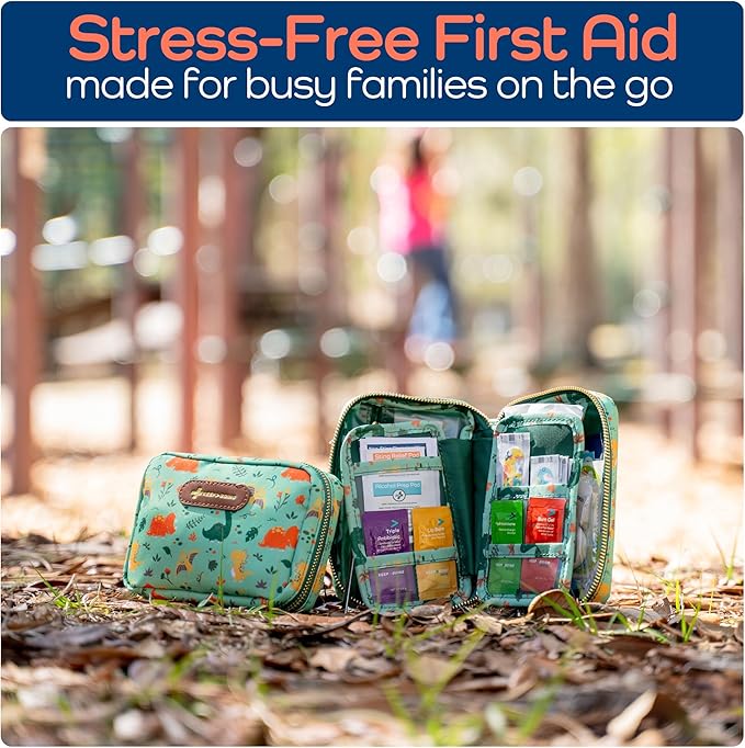 KeepGoing Travel First Aid Kit for Kids – 130 Pc. for Car, Diaper Bag & Backpack - Image 4