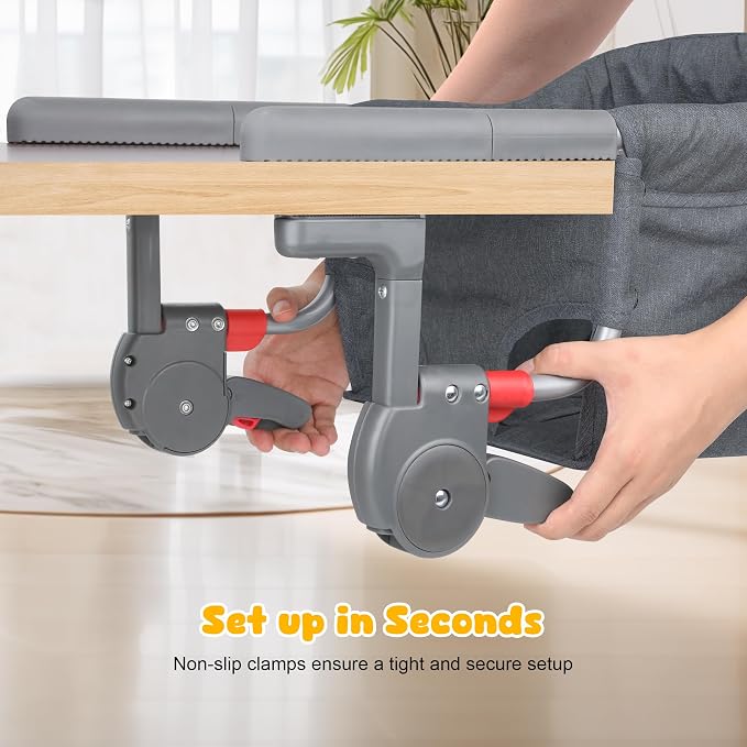 Hook On High Chair: Portable Fast Table Chair - Image 3