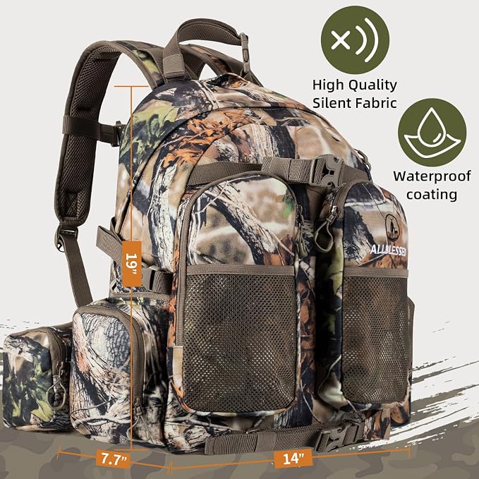 hunting backpack for men Waterproof Camo Pack Hunting gifts for men gear - Image 3