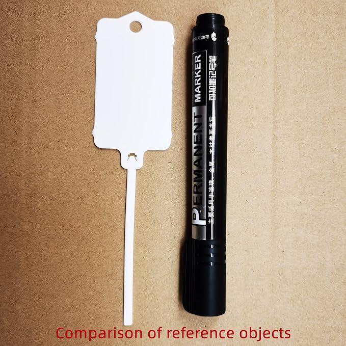 100pcs Reusable Blank Plastic Tags Ties Key Tags 1.45"*2.48" Serrated Tension - Image 8