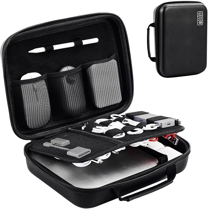 ProCase Hard Travel Electronic Organizer Case by ProCase