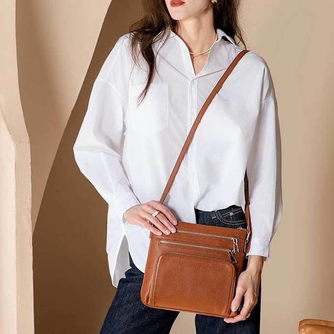 befen Genuine Leather Crossbody Bags - Image 2