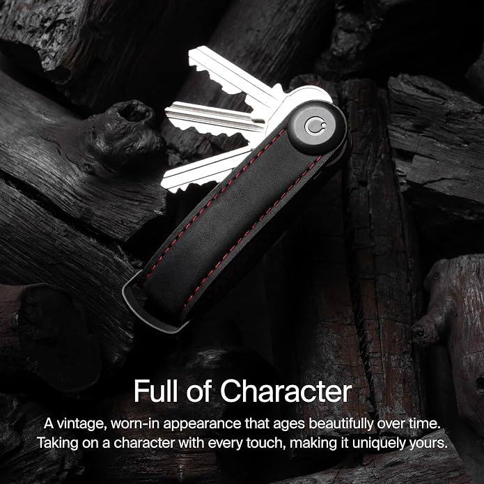 Orbitkey Crazy Horse Leather Key Organizer | Quiet Profile | Holds up to 7 Keys - Image 2