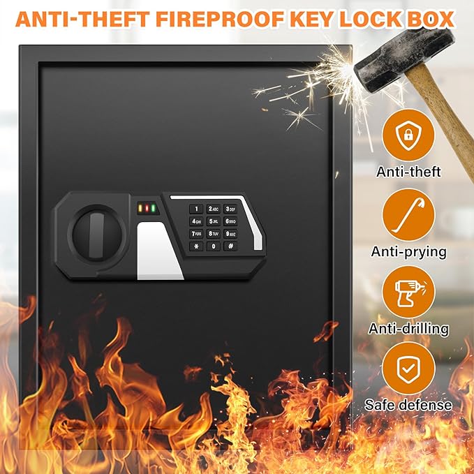 200 Keys Fireproof Key Safe - Image 3