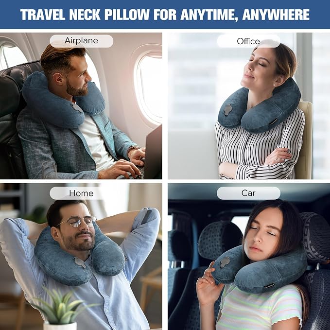 Rewondah Inflatable Travel Pillow - Image 3