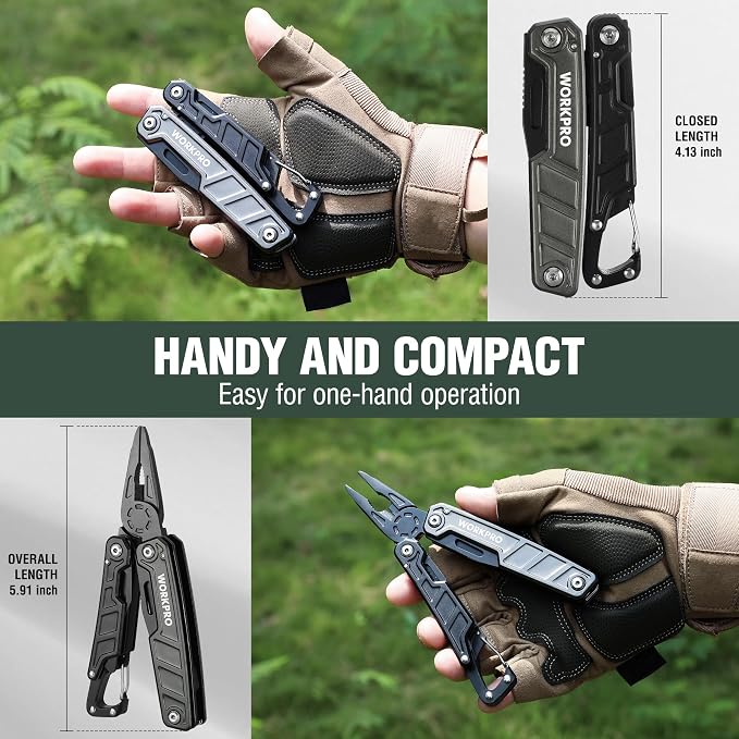WORKPRO Multitool-11 in 1 Multitool Pliers - Image 4