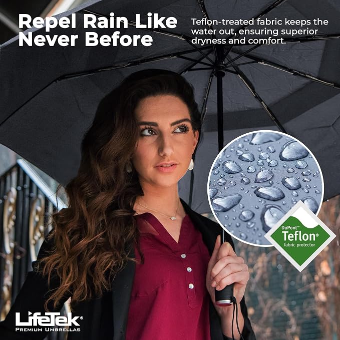 LifeTek Premium Travel Umbrella - Image 6