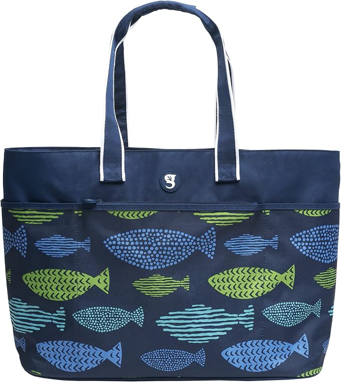 geckobrands Oversized Beach Tote – Large and Stylish Beach Bag by geckobrands