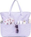 LEDAOU Beach Bag Waterproof Sandproof Women Tote Bag Pool Bag by LEDAOU