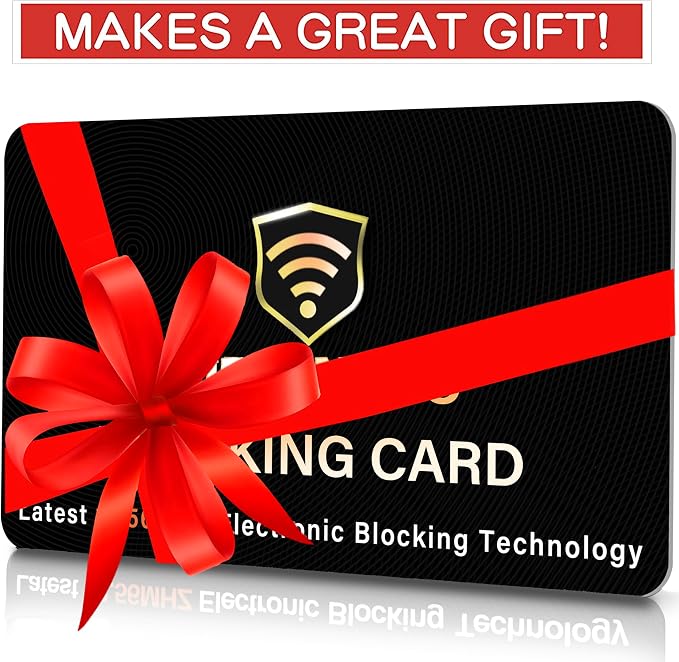 SaiTech IT 5 Pack RFID Blocking Card, One Card Protects Entire Wallet Purse - Image 9
