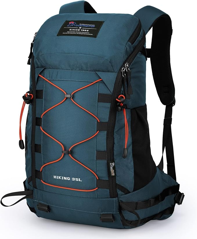 MOUNTAINTOP Hiking Backpack 35L Travel Backpack Lightweight Daypack by MOUNTAINTOP