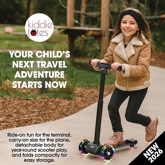 KIDDIETOTES Detachable 4-in-1 Scooter Luggage - Image 4