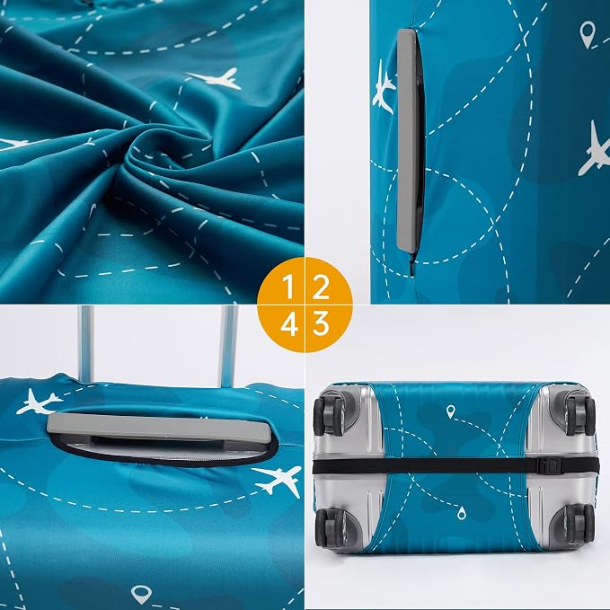 Travelkin Luggage Cover Washable Suitcase Cover Suitcase Protector Anti-scratch - Image 8