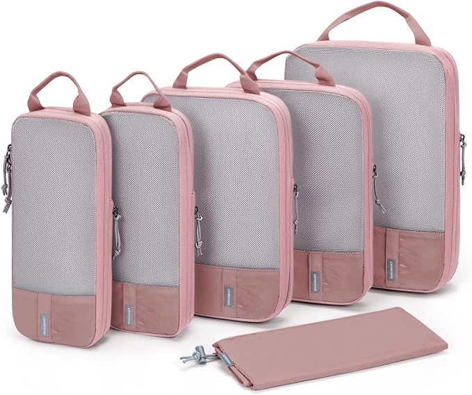 BAGSMART 6 Set Compression Packing Cubes by BAGSMART