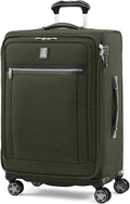 Travelpro Platinum Elite Softside Expandable Checked Luggage, 8 Wheel Spinner by Travelpro