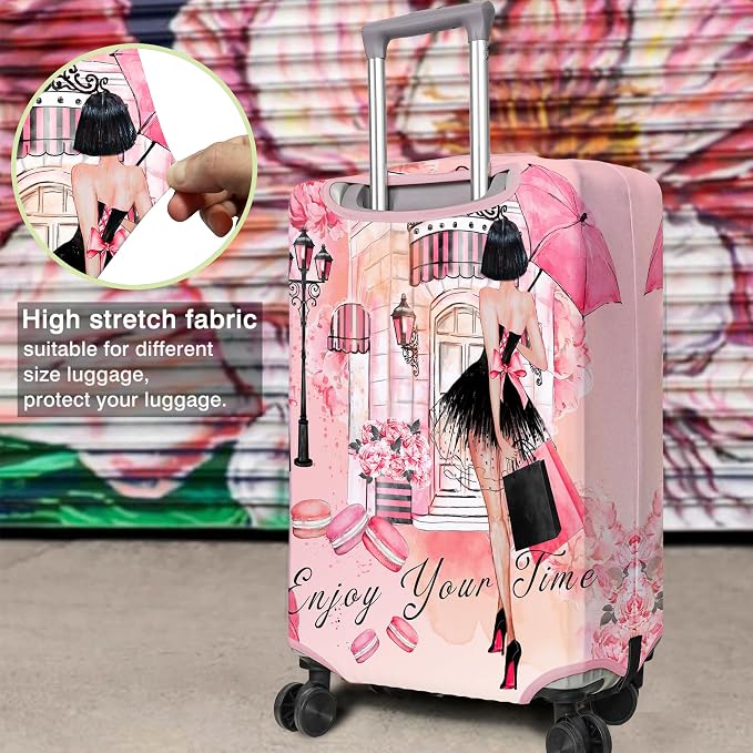 Travel Luggage Cover Suitcase Protector Fits 18-32 Inch Wheel Covers - Image 3