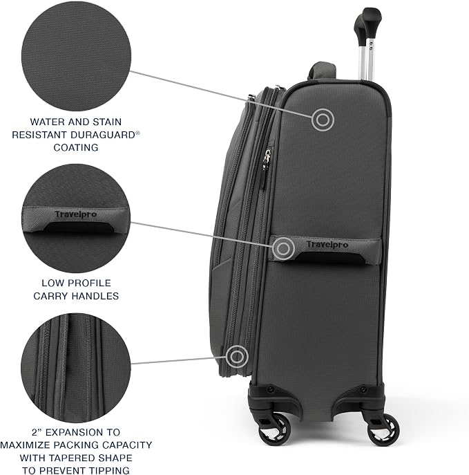 Travelpro Maxlite 5 Softside Expandable Carry-On Luggage - Image 7