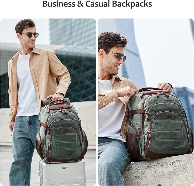 Travel Laptop Backpack 17.3 inch XL Computer Backpack - Image 2