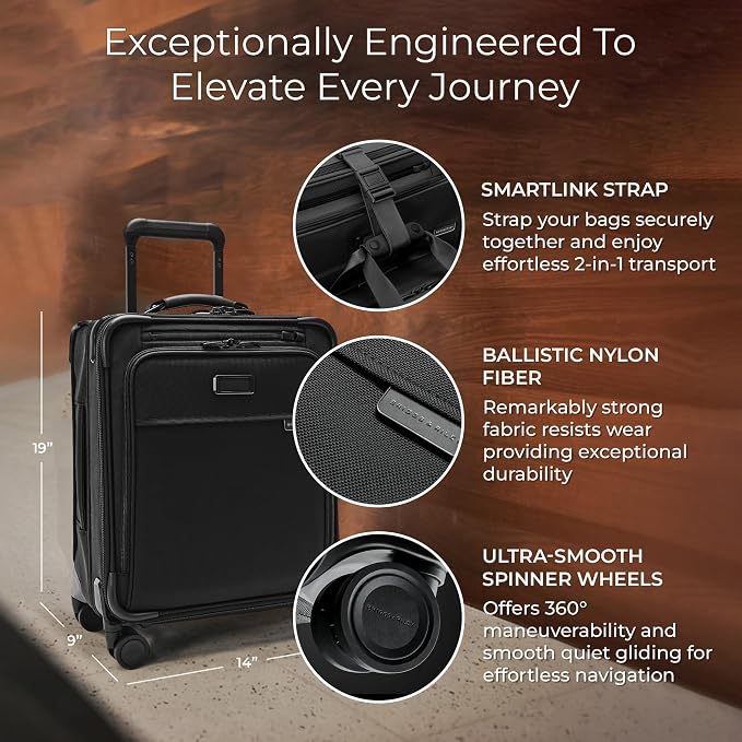 Briggs & Riley Compact 19" Carry-On Expandable Spinner - Image 2