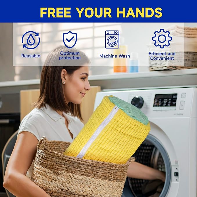 2 Packs Shoe Washing Machine Bag, Laundry Shoe Bag - Image 4