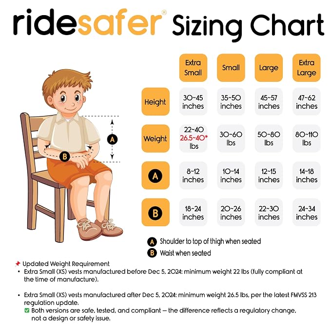 Extra Large Black, Lightweight, Portable Car Seat - Image 4