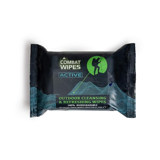 Combat Wipes ACTIVE Outdoor Wet Wipes by CombatWipes