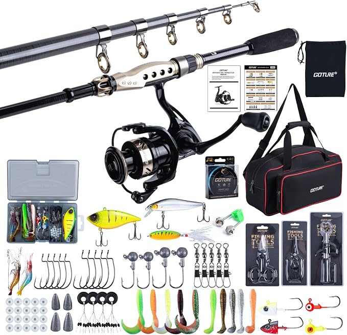 Goture Fishing Rod and Reel Combo by Goture