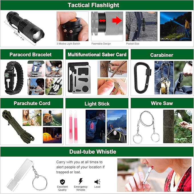 Gift for Father's Day Men Dad Husband, Professional Emergency Kits Survival - Image 5