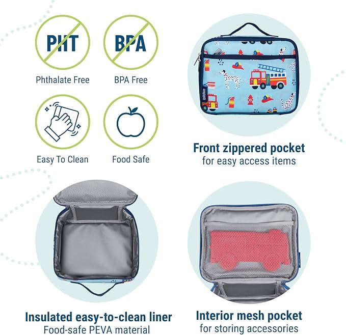 Wildkin Kids Insulated Lunch Box – Durable and Reusable - Image 4