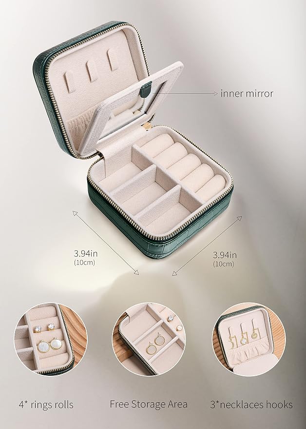 S.Leaf Mini Travel Jewelry Case - Image 4