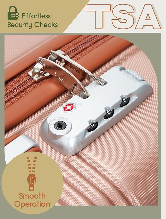 Luggage Sets 5 Piece, Suitcases - Image 4
