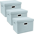 TYEERS Large Storage Bins with Lids, Collapsible, Fabric Storage Boxes by StorageOrganization