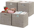 Posprica Storage Bins, 11×11 Foldable Storage Cubes Boxes Container Closet by Posprica