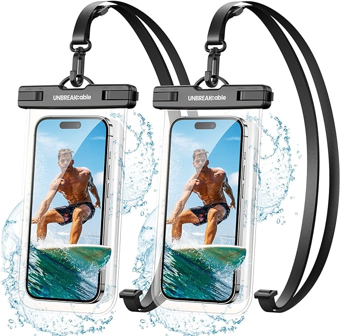 UNBREAKcable Waterproof Phone Pouch-2 Pack IPX8 Waterproof Phone Case - Image 8