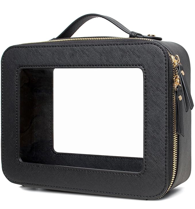 LETGO Clear Makeup Bags, TSA Approved Toiletry Bag by LETGO