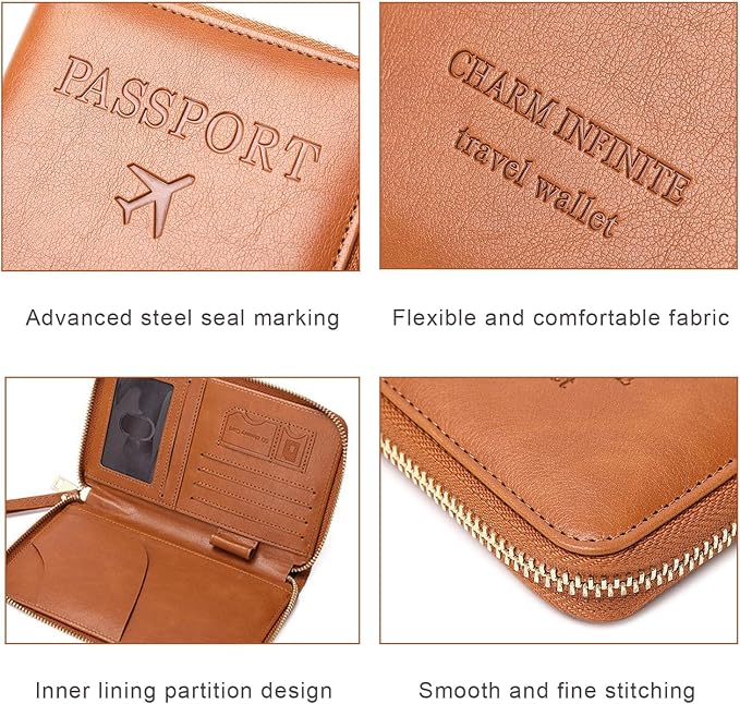 Multi-Function RFID Travel Passport Wallet - Image 6