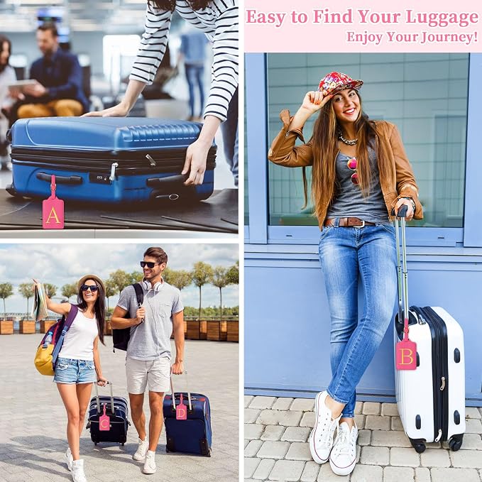 Personalized Initial Luggage Tags - Image 8