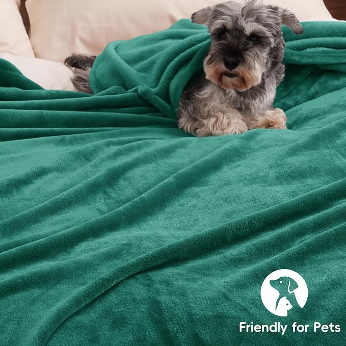 PHF Ultra Soft Fleece Blanket Queen Size, No Shed No Pilling Luxury Plush Cozy - Image 5