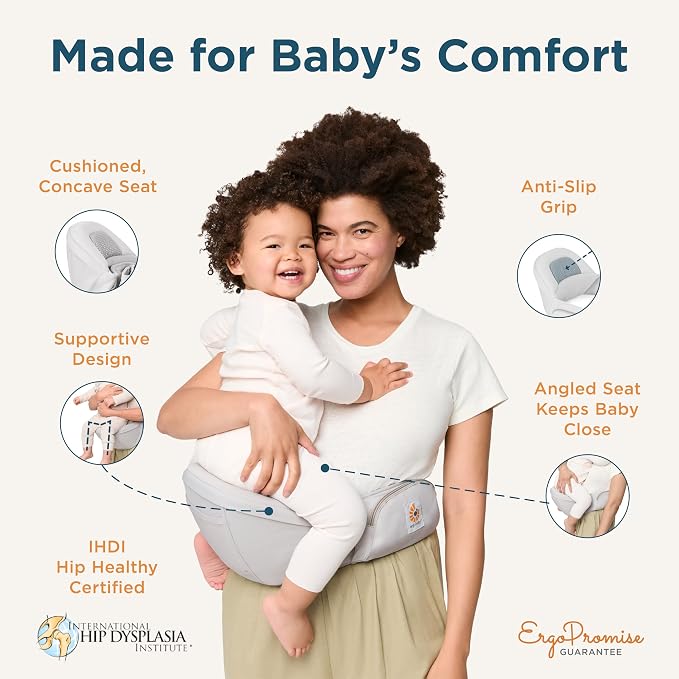 Ergobaby Lift Ergonomic Baby Hip Seat Carrier - Image 4