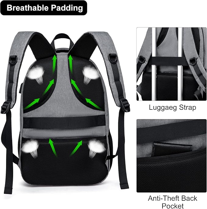 Backpack for Men and Women, School Backpacks for Teen Boys & Girls, Student - Image 6