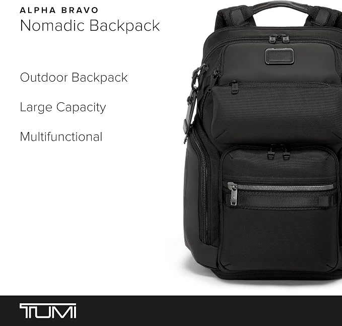 TUMI - Alpha Bravo Nomadic Backpack - Men's Durable Carry On Bag - 18.8" X - Image 2