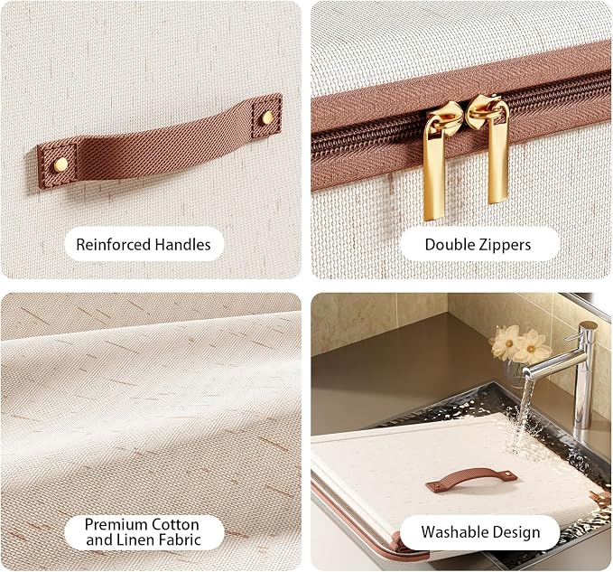 Tuza 3 Pcs Rigid Storage Bins - Image 5
