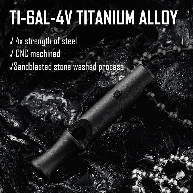 KeyUnity Titanium Emergency Whistle - Image 6