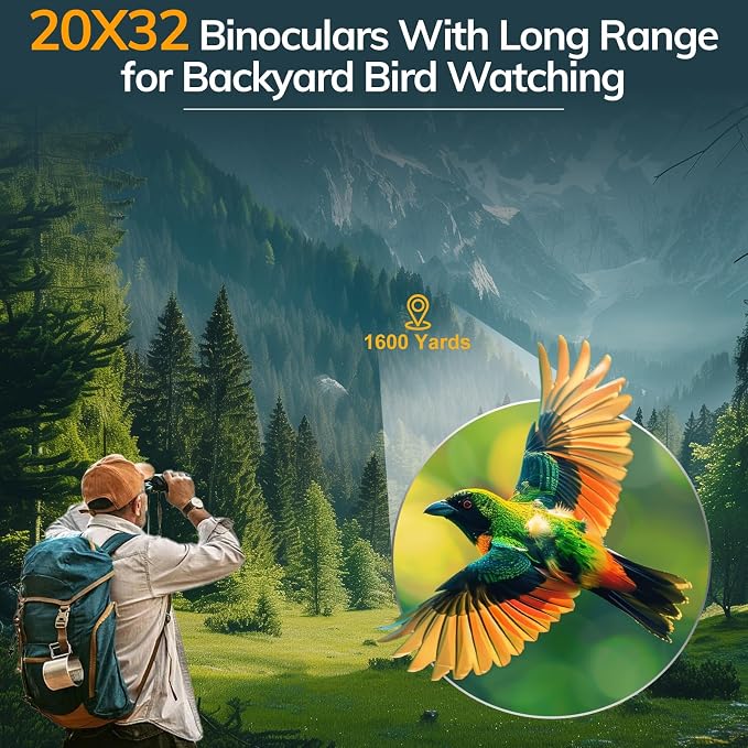 20x32 Compact Binoculars for Bird Watching - Image 6