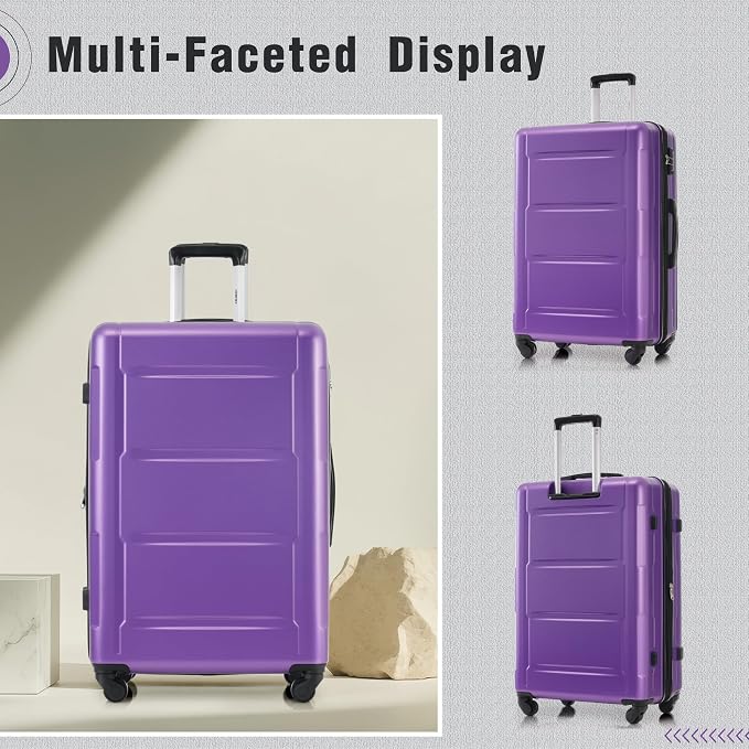 Merax Luggage Set 2 Piece Suitcase Sets - Image 2