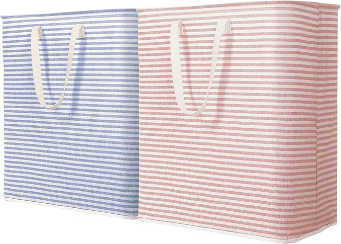 Lifewit 2 Pack Laundry Hamper Large Collapsible Laundry Basket, Freestanding by Lifewit