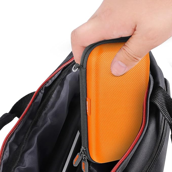 Orange Shockproof Hard EVA Carrying Case Travel Pouch - Image 7