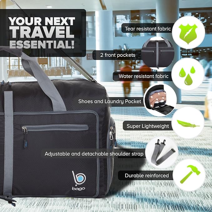 Bago Large Foldable Duffel Bags - Image 4